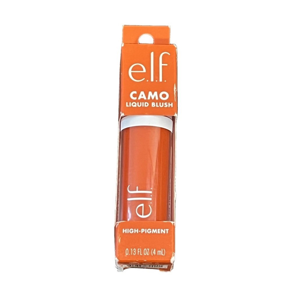 e.l.f. Camo Liquid Blush in Gorg Orange Dewy High Pigment Vegan Cruelty Free